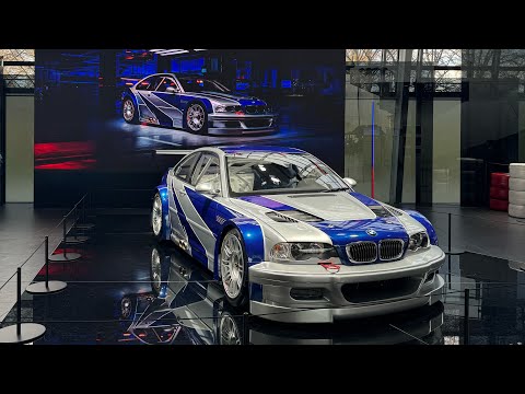 The real Need for Speed Most Wanted E46 M3 GTR at the BMW Welt in München!