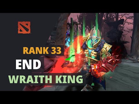 END (Rank 33) plays Wraith King Dota 2 Full Game