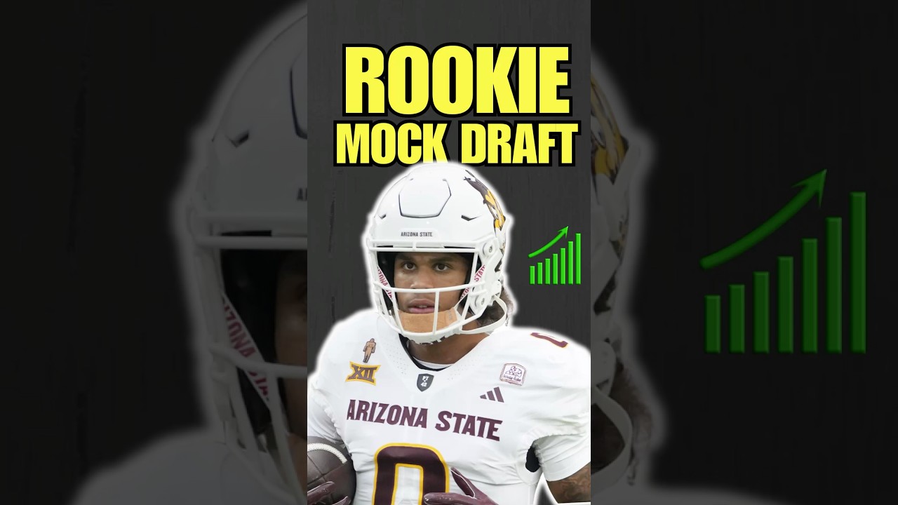 Superflex Rookie MOCK DRAFT for 2026 Fantasy Football 🔥