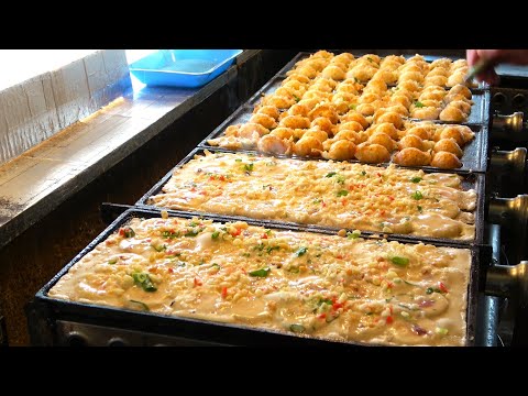 Takoyaki en Osaka - Takoyaki cocinado por profesionales (Original Nakanaka) - Delicioso Takoyaki de Osaka Higashi Sumiyoshi - El delicioso arroz al vapor con mariscos de Osaka East Sumiyoshi