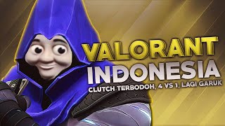 Download lagu Valorant Indonesia - Clutch Terbodoh, 4 vs 1, Lagi Garuk mp3