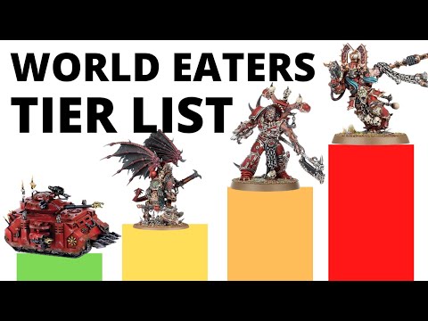 Codex World Eaters Unit Tier List for Warhammer 40K 10th Edition - Strongest and Weakest Units?
