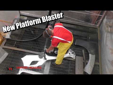 Vapor Blasting Parts Using the New Platform Blaster - Vapor Honing Technologies