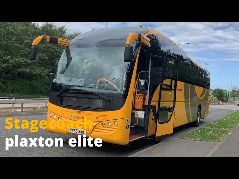 Stagecoach in fife Volvo B11R plaxton elite 53803 (YY65 SXK) service:X60