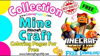 Minecraft Coloring Pages | Minecraft Coloring Book | FREE