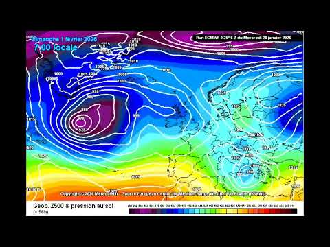 METEO fino al 1°febbraio 2026 e la tendenza successiva