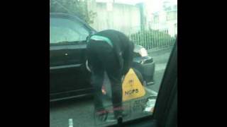 preview picture of video 'How to remove a wheel clamp . . .and set yourself on fire!! very funny video!'