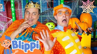 Blippi vs. The Halloween King! Who Took the Trick-or-Treat Candy? 🎃 🍭