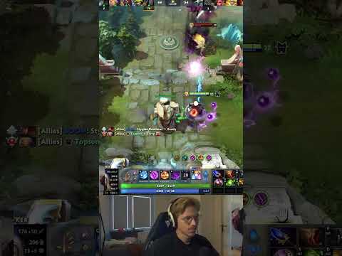 TOPSON SHOWS EXTREMELY GOOD COMBO ON INVOKER IN DOTA 2 #dota2 #gamer #gaming #outplay #twitch
