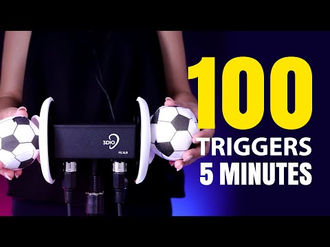 100 TRIGGERS IN 5 MINUTES | ASMR Challenge | 100 ТРИГГЕРОВ ЗА 5 МИНУТ