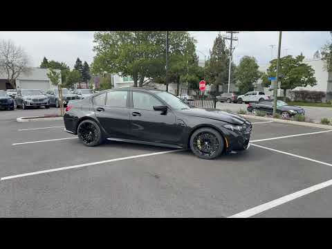 Introducing the 2025 M3 Competition xDrive in Black Sapphire with Carbon Package