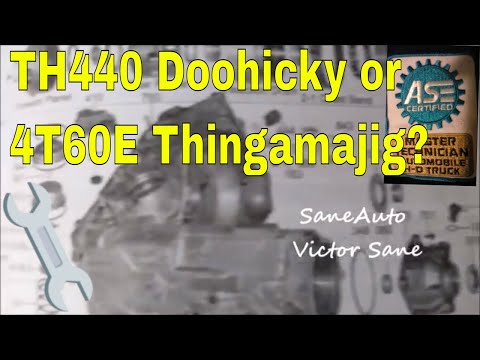 How to Identify GM FWD TH440 4T60-E 4T65E Transmission and parts DIY