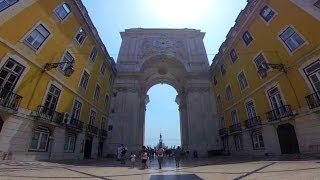 Walking Through the Streets of Lisbon, Portugal Unedited