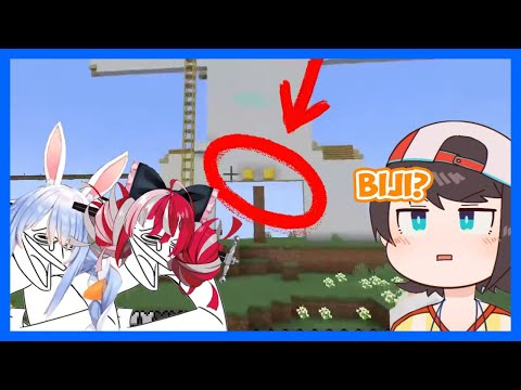 [ Hololive sub indo ] When Pekora's minecraft jokes come to Real life!!