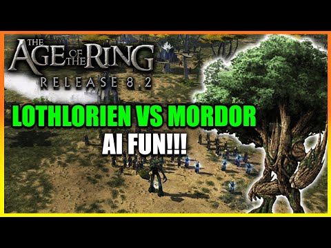 Age of the Ring Mod 8.2 - Lothlorien Vs Mordor [Ai Fun] - Andrast Map!