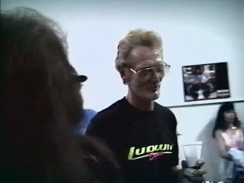 GINGER BAKER at Ludwig drum clinic North Hollywood - June 22, 1991 - also Bun E. Carlos, Hunt Sales