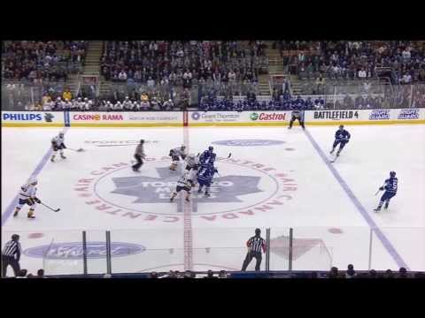 Peter Holland's 1st as a Leaf Goal - Predators 0 vs Leafs 1 - Nov 21st 2013 (HD)