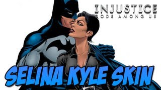 preview picture of video 'Mulher Gato sem máscara Selina Kyle Skin -  Injustice Gods Among Us'