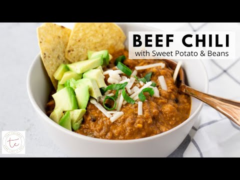 Instant Pot Beef and Sweet Potato Chili