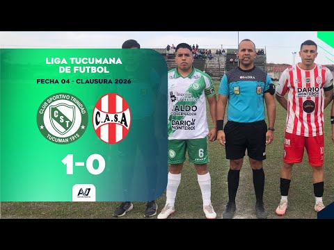 RESUMEN: Sportivo Trinidad 1-0 Santa Ana | Fecha 4 - Clausura 2026 | Liga Tucumana de Fútbol 