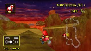 【MKW 2nd Kart】Grumble Volcano (Glitch) - 21.591 by Toasty