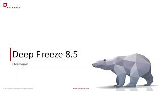 Webinar: Deep Freeze Enterprise v8.5 Overview