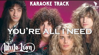 Download lagu White Lion | You're All I Need 🎤HQ Karaoke🎤 mp3