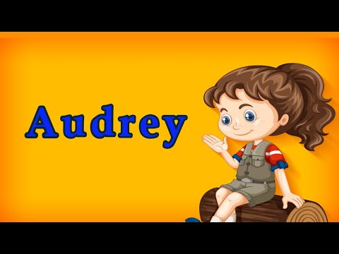 How to Pronounce Audrey