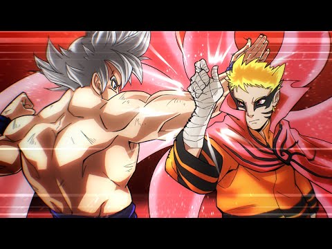 Ultra Instinct Goku VS Baryon Mode Naruto