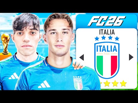 HO RICOSTRUITO da ZERO L’ITALIA con GIOVANI TALENTI SCONOSCIUTI su FC26!