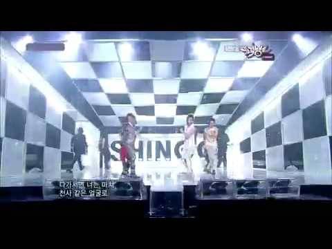 SHINee 2010.07.23 Comeback Stage Music Bank [Up and Down + Lucifer]