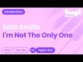 Sam Smith - I'm Not The Only One (Higher Key) Piano Karaoke