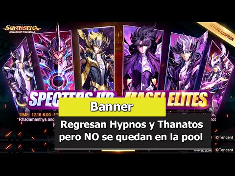 Saint Seiya Awakening - KOTZ | Banner de Espectros | Regresan Hypnos y Thanatos pero NO se quedan