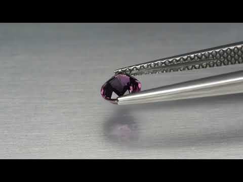 Натуральный не гретый фиолетовый Сапфир груша 5.6х4.7мм 0.55ct видео
