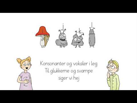 Lyd alfabetsang. Syng bogstavlydene og lav håndfonemer. Læs sammen Dansk Psykologisk Forlag