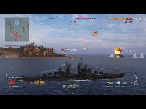 Fighting For Life In The Atlanta World of Warships Legends