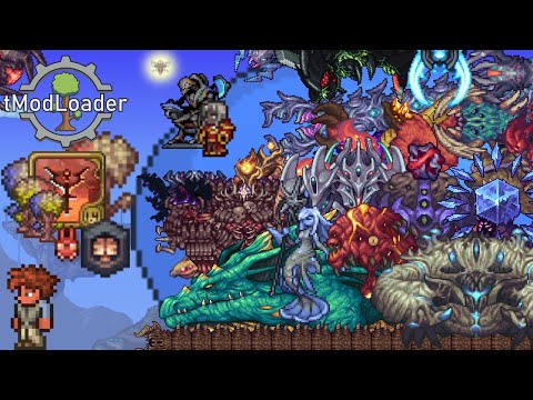 Terraria Calamity Mod 2.0 - All Bosses "Showcase" on "Master Malice FTW"