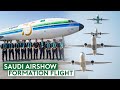 Saudia B777/B787 AirShow Formation Flight - How 4 Airliners Flew Within 200 Feet?