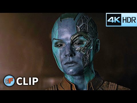 Nebula Kills Nebula Scene | Avengers Endgame (2019) IMAX 4K HDR Movie Clip