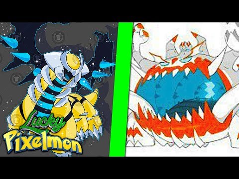 Minecraft LUCKY PIXELMON - GIRATINA SHINY vs GUZZLORD SHINY ! A GUERRA DOS LENDÁRIOS MAIS PESADOS !!