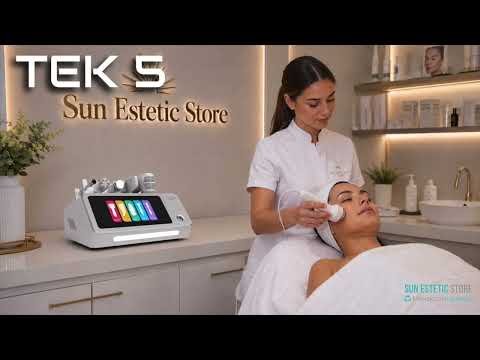 TEK 5 in 1 Apparecchiatura estetica multifunzione per trattamenti viso