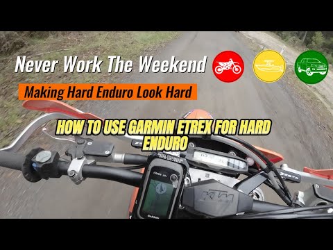 How to use Garmin Etrex for hard enduro