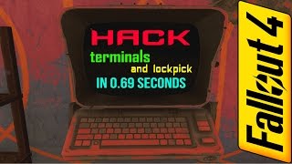 FALLOUT 4 CONSOLE COMMANDS CHEAT - HACK Computers & UNLOCK Doors in 0.69 SECONDS!