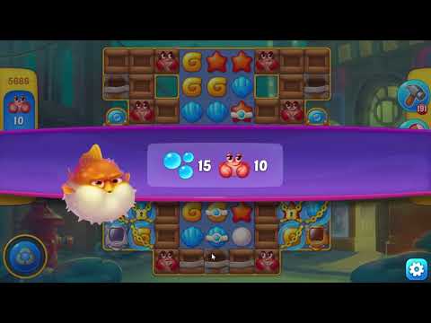 Fishdom 5686 Super Hard Level - 12 moves - NO BooSTERS