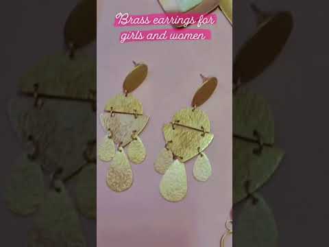 Handcrafted Handmade Brass Animal Shapes Earrings