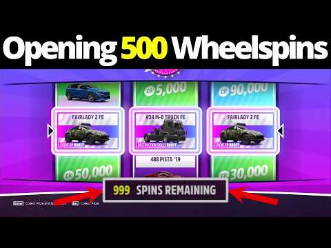 500 SUPER WHEELSPIN Opening In Forza Horizon 5!