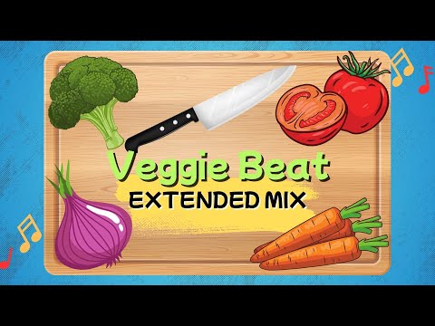 The Veggie Beat (Extended Mix) - Rhythm Clap Along For Kids | Vegetable Learning Song For Elementary