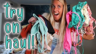 GIGANTIC Clothing & Bikini Haul!!! (LuLu Lemon, Free People, Urban Outfitters, Benoa Swim, & more!!)