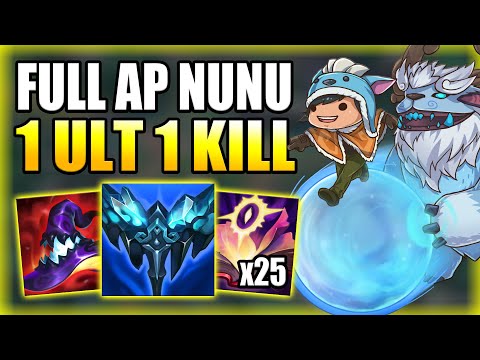 NEW NUNU BUFFS MAKE THE FULL AP BUILD EVEN BETTER! - Nunu Jungle S+ Gameplay Guide League of Legends