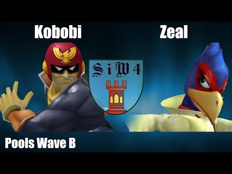 SiW4 - Kobobi (Cpt.Falcon) Vs. Zeal (Falco) - Pools - Melee Singles